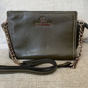 Mario Valentino Leather Crossbody Bag / Purse